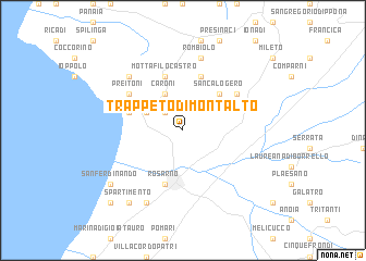 map of Trappeto di Montalto