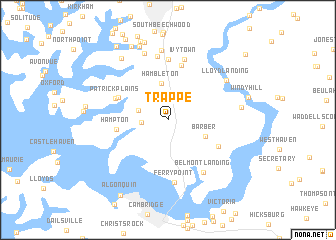 map of Trappe