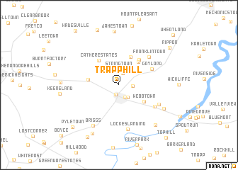 map of Trapp Hill