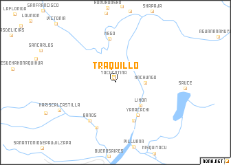 map of Traquillo