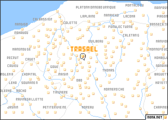 map of Trasael