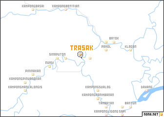 map of Trasak