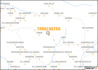 map of Trascastro