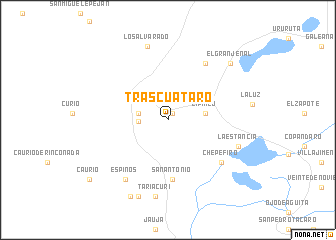 map of Trascuátaro