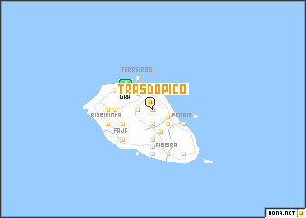 map of Trás do Pico