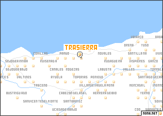 map of Trasierra