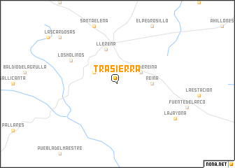 map of Trasierra