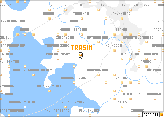 map of Tra Sim