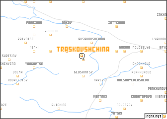 map of Traskovshchina