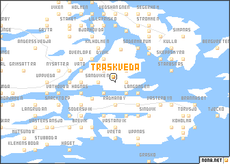 map of Träskveda