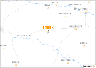 map of Trask