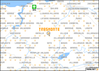 map of Trasmonte