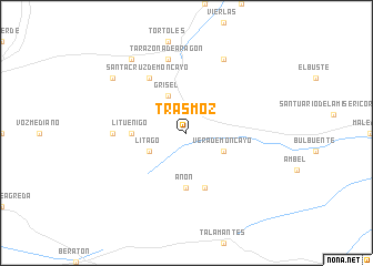 map of Trasmoz