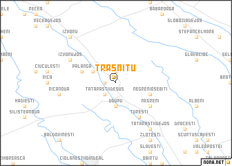 map of Trăsnitu