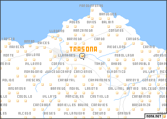 map of Trasona