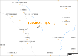 map of Trás-os-Montes