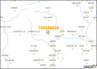 map of Trasparga