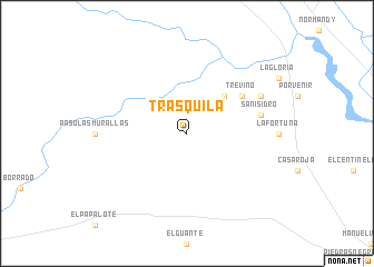 map of Trasquila