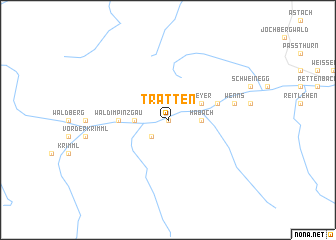 map of Tratten