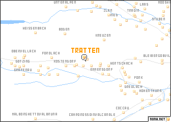 map of Tratten