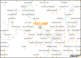 map of Trätzhof