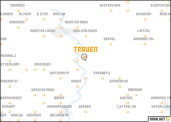 map of Trauen