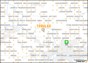 map of Traulée