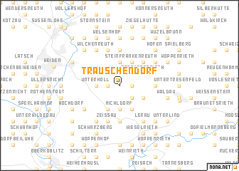 map of Trauschendorf