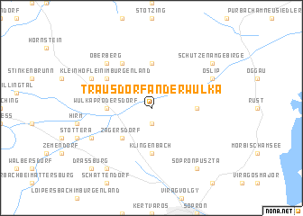 map of Trausdorf an der Wulka