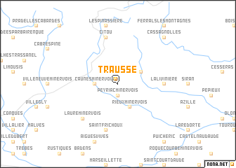 map of Trausse