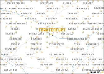 map of Trautenfurt