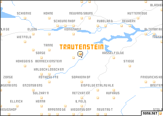 map of Trautenstein