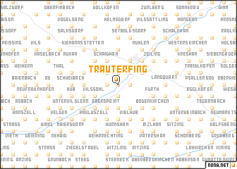 map of Trauterfing