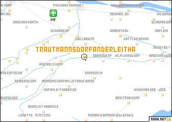 map of Trautmannsdorf an der Leitha