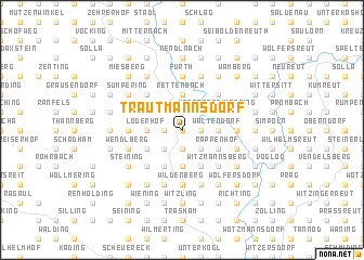 map of Trautmannsdorf