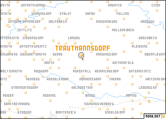 map of Trautmannsdorf