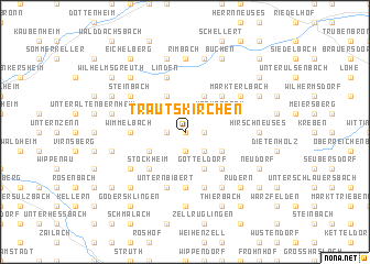 map of Trautskirchen