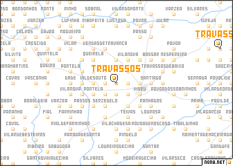 map of Travassós