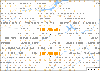 map of Travassos