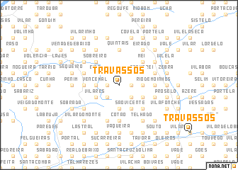 map of Travassos