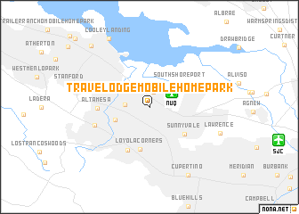 map of Travelodge Mobile Home Park