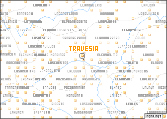map of Travesía