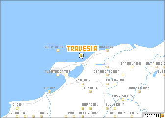 map of Travesía