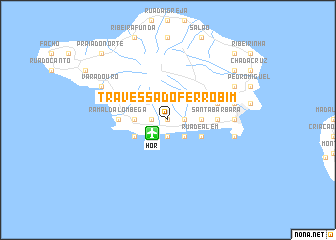 map of Travessa do Ferrobim