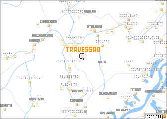 map of Travessão