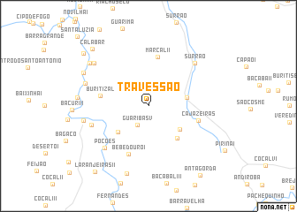map of Travessão