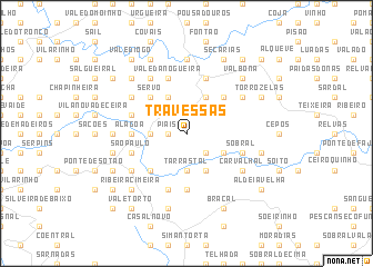 map of Travessas