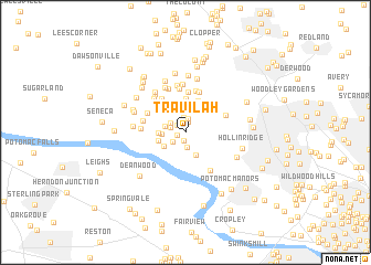 map of Travilah