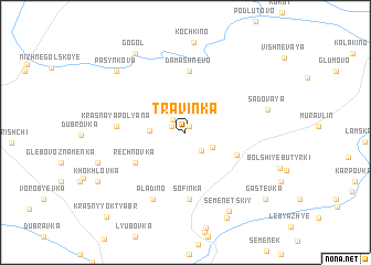 map of Travinka