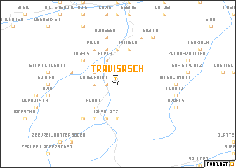 map of Travisasch